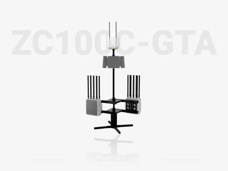 Integrated 13-Band UAV Detection & Four-Sided Directional Neutralization System ZC100C